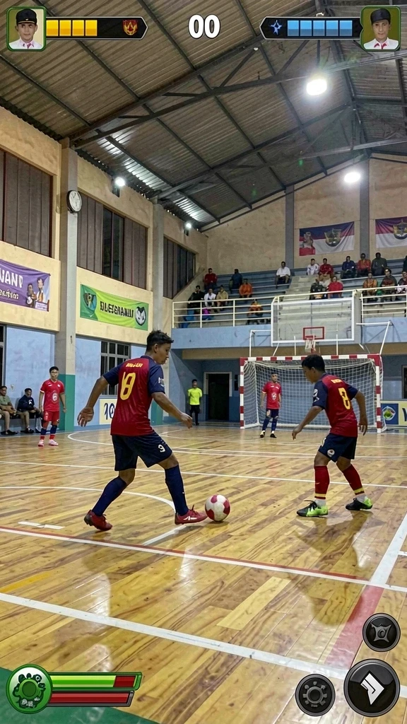 ind777 - Momen seru saat bertanding dengan pemain lain.