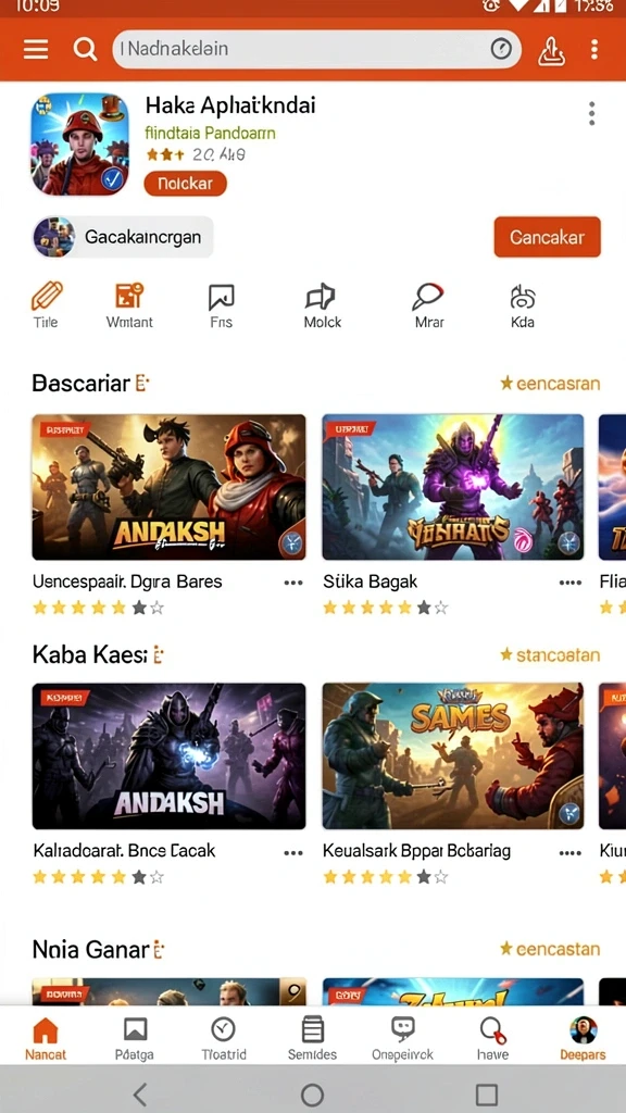 jarum77 - Tampilan antarmuka game yang menarik dan intuitif.