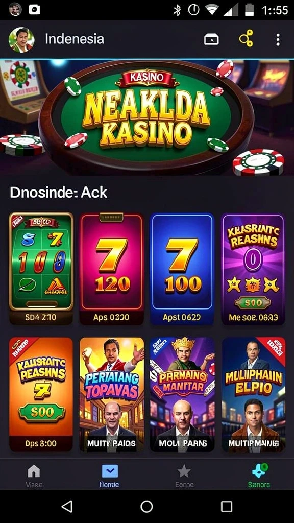 lucksvip - Tampilan awal aplikasi LUCKSVIP yang menarik.
