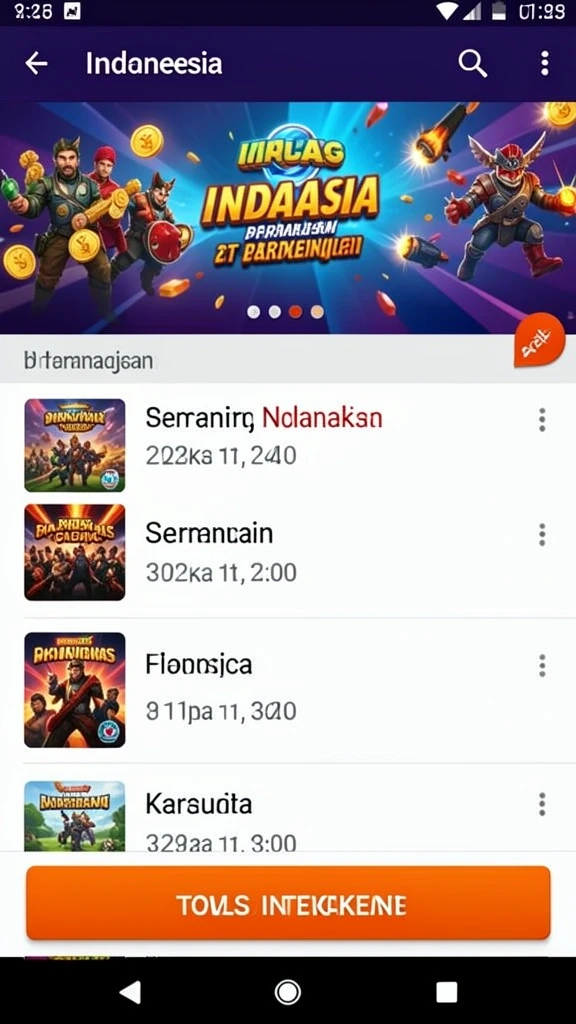 pp88slots - Tangkapan layar menampilkan permainan slot dengan grafis yang cerah.