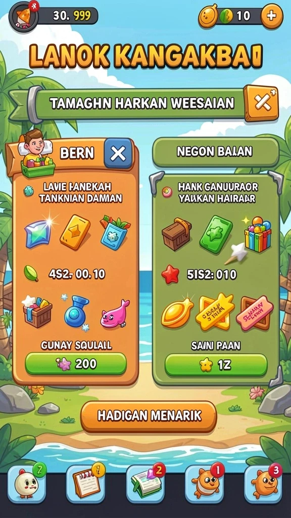 rp66 - Koleksi karakter unik yang bisa diupgrade.